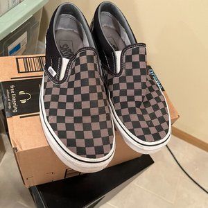 Vans Checkerboard Slip-ons Mens 10.5